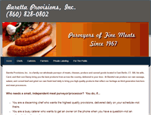 Tablet Screenshot of barettaprovision.com